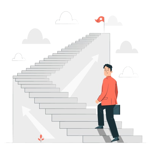A professional moving toward new opportunities